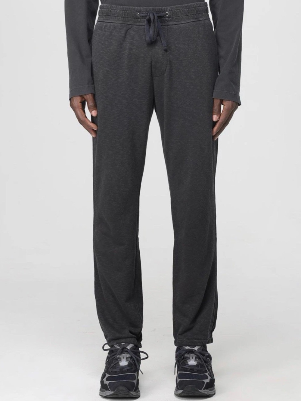 $165 Standard James Perse Vintage French Terry Charcoal Grey Jogger Sweatpants